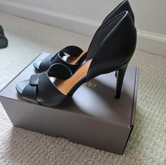 Franco Sarto Hanita Black Heels - Picture 1 of 6